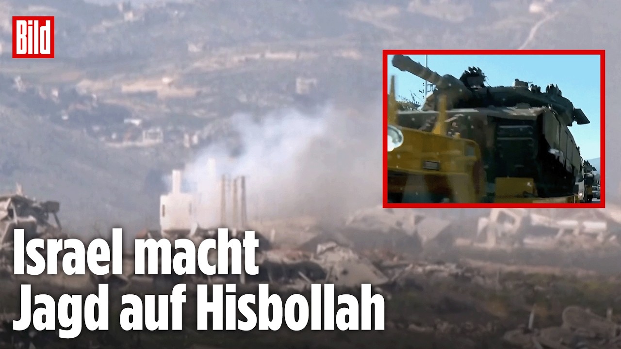 Kampf gegen Hisbollah: Israelische Panzer rollen in den Libanon