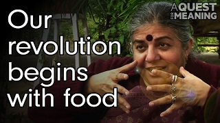 "Our Revolution Begins With Food" by Vandana Shiva