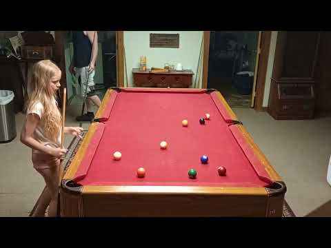 Ali and I play pool Jun, 13, 24