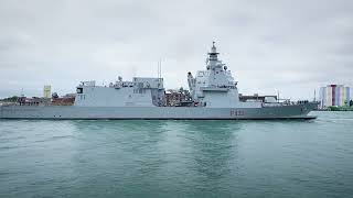 First visit to Portsmouth by an Italian PPA (Multipurpose Offshore Patrol Vessel)
