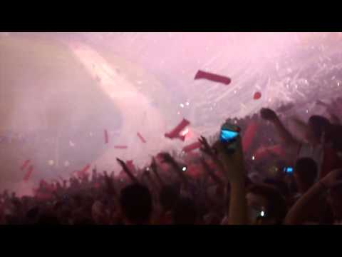 "RECIBIMIENTO HISTORICO - Superclasico Copa Sudamericana 2014" Barra: Los Borrachos del Tablón • Club: River Plate