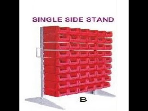 Bins Trolly Stand/Racks - Single Side Bin Stand/Trolly