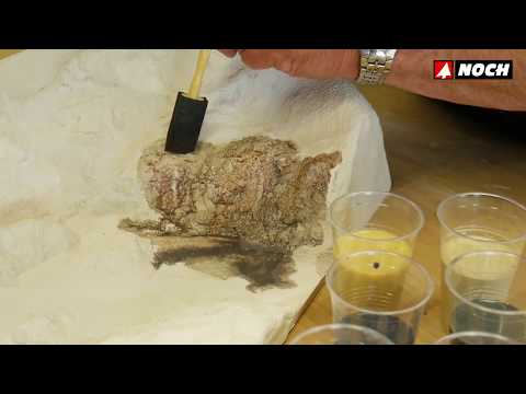 NOCH Modellbau - Felsgestaltung: Felsen selbst herstellen und kolorieren (2/2)