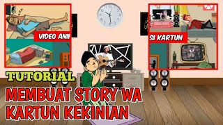 Download lagu TUTORIAL MEMBUAT STORY WA KARTUN KEKINIAN mp3