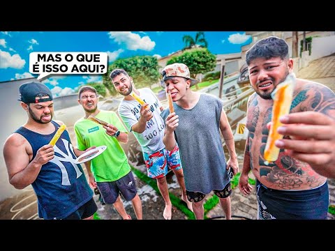 TROLEI ELES COM OS PIORES SABORES DE GELADINHO 😈