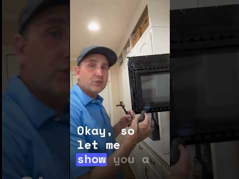 Microwave Door Not Closing?  Try this!