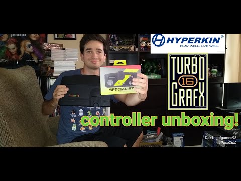 A TURBO SPECIALIST??! Hyperkin Specialist wired TurboGrafx-16 controller unboxing & 1st impressions