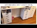 AFFORDABLE DIY VANITY DESK || Marian Anaya