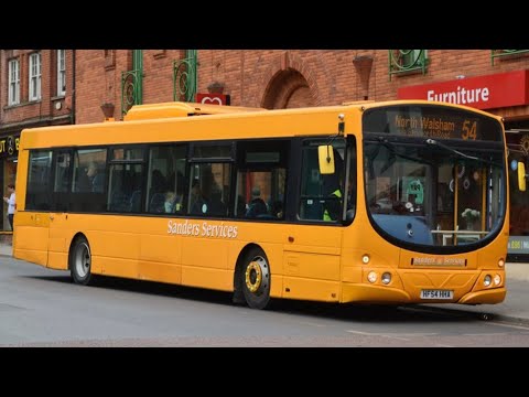 Nice ZF! HF54 HHA - Sanders Coaches - Volvo B7RLE (€3) Eclipse Urban - Route 54 to North Walsham