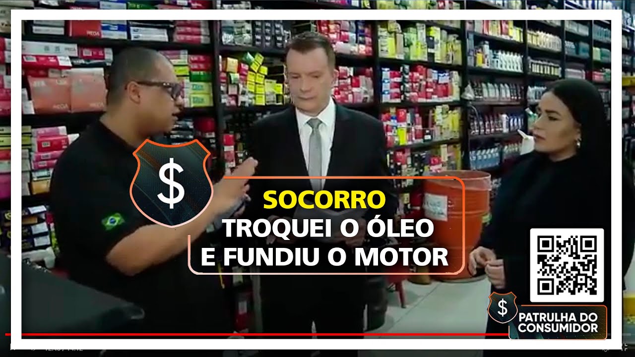 SOCORRO - TROQUEI O ÓLEO E FUNDIU O MOTOR.