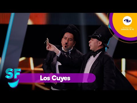 Los Cuyes ahora son magos: Le rompieron un billete de cien mil pesos a una de las invitadas