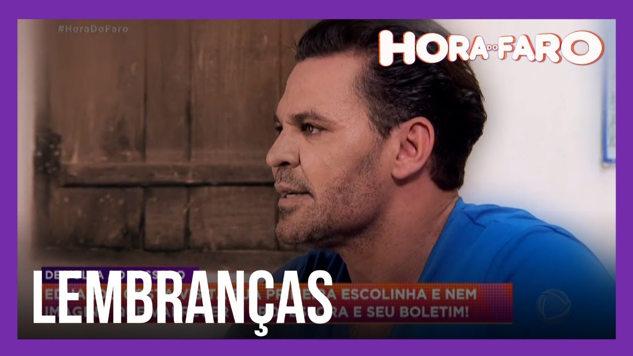 Eduardo Costa se emociona ao reencontrar o pai e a mãe após 15 anos