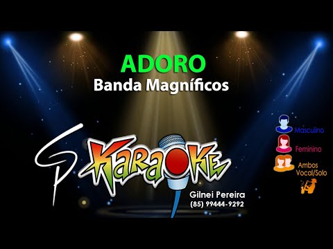 Karaokê Banda Magníficos - Adoro