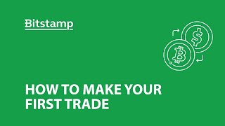 How to make your first trade at Bitstamp