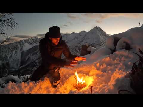 Winter Tour. Übernachtung auf 1700 m