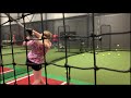 Layne Fritz mid March hitting session