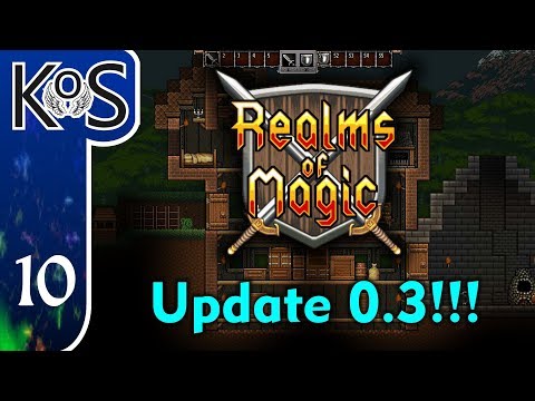 Realms Of Magic Ep 10: QUESTING FOR XP - (Early Access 0.3) Let's Play, Gameplay