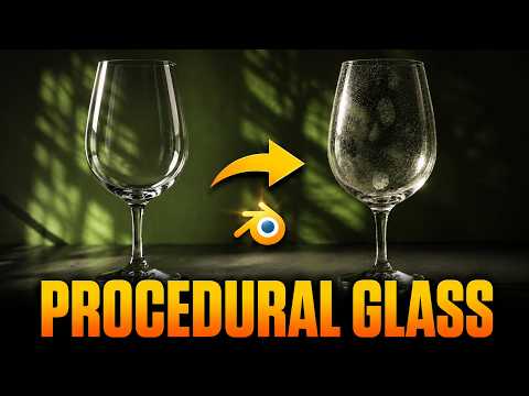 Make Blender Glass Look 100X More Realistic! đ€Ż Procedural Glass Blender Tutorial
