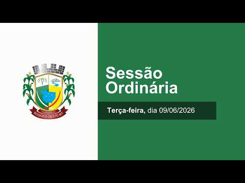 Imagem - Sessão Ordinária - Legislatura 2025/2028 - Terça-Feira, 09 de Junho de 2026