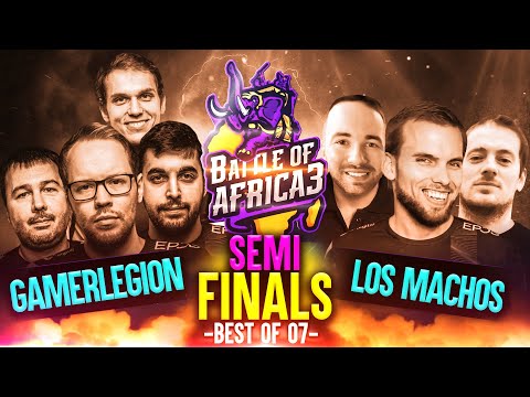 GamerLegion vs Los Machos SEMIFINALS Battle of Africa 3 - $30,000 #ageofempires2