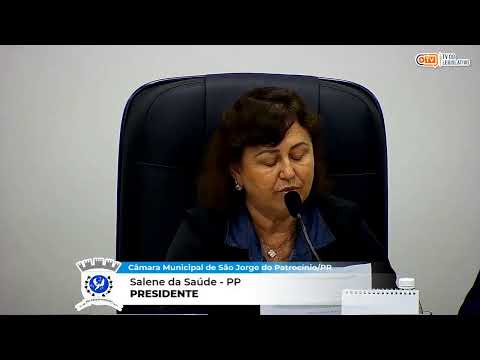 26º SESSÃO ORDINÁRIA DA CÂMARA MUNICIPAL DE SÃO JORGE DO PATROCÍNIO 2026.