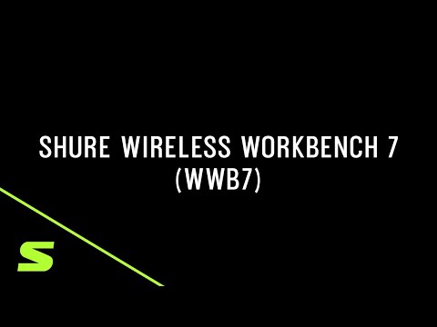 Shure Wireless Workbench 7 (WWB7)