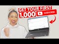 5 Steps to Get Your First 1000 Subscribers on YouTube | HOW TO GROW FAST ON YOUTUBE IN 2024