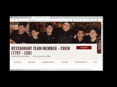 Chipotle Hiring Application