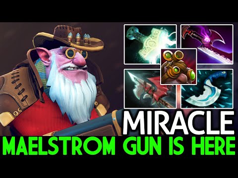 MIRACLE [Sniper] Maelstrom Gun is Here! Endless Knockback Dota 2