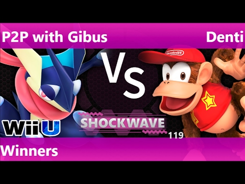 SW 119 - P2P with Gibus (Greninja) vs TLOC | Denti (Diddy, Cloud) Winners - Smash 4