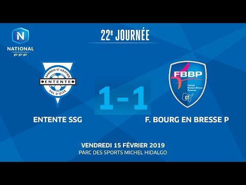 J22 : Entente SSG – F. Bourg-Péronnas 01 (1-1), le résumé I National FFF 2018-2019
