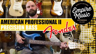 Video thumbnail for Fender American Professional II Precision Bass - EMPIRE MUSIC by Empire Music