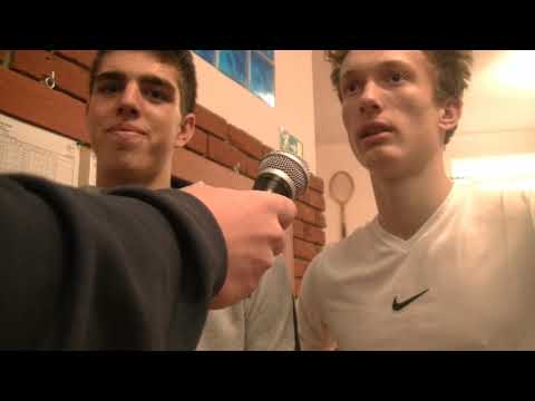 Jiří Barnát a Jiří Lehečka po vítězství v 1. kole čtyřhry ITF Říčany