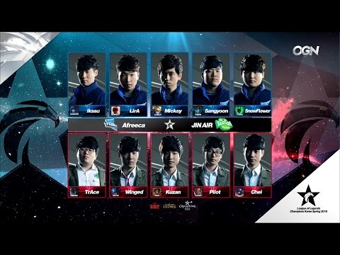AFS vs JAG Game 1 Highlights - AFREECA FREECS vs JIN AIR GREENWINGS - LCK Week 2 - SPRING 2016