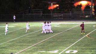 preview picture of video 'A-B Boys Soccer Goal #1 vs. Algonquin 100910'
