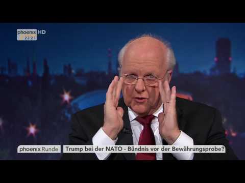 "Trump bei der NATO – Bündnis vor der Bewährungsprobe?" - phoenix Runde am 25.05.2017