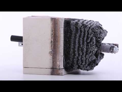 System ZZ-Steine 200 BDS-N nach 90 min Hitzeeinwirkung