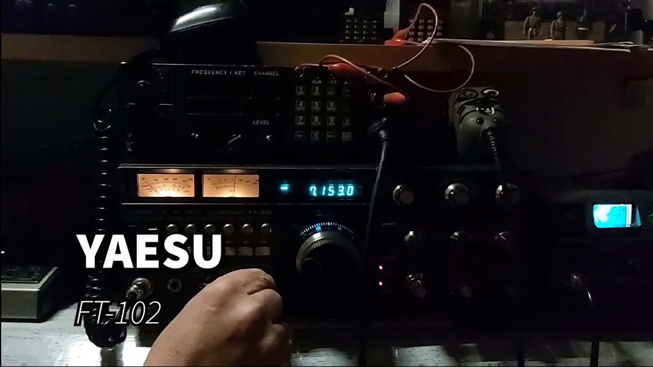 HF Radio reception test YAESU FT102 - PRC 2200 - ALINCO SR-8 / JH3NGD Signal DE SV2WU