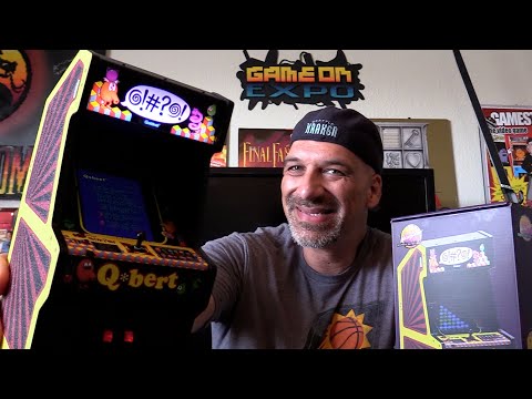New Mini Q*Bert Arcade Limited Edition Warren Davis Edition Review  - Gamester81