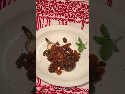 Beef Stuffed Eggplants  🍆🥩 | Berenjenas Rellenas de Carne a la Parrilla  👌🏻😋