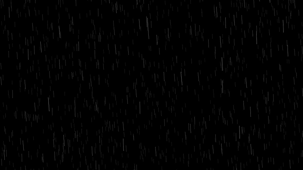 Rain Overlay Transparent Video