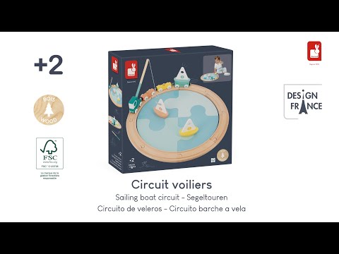 Развивающий пазл-трасса Janod Bolid Sailing Boat Circuit