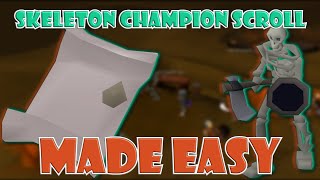 Quick Guide to Getting the Skeleton Champion Scroll in OSRS