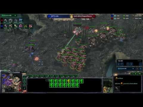 SeKo Starcraft - ST Life vs Azubu Supernova Game 2 - RSL Tournament - Pro SC2 HOTS Replays