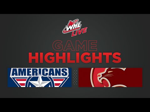 WHL Highlights: Americans (1) at Cougars (5) - September 23, 2022