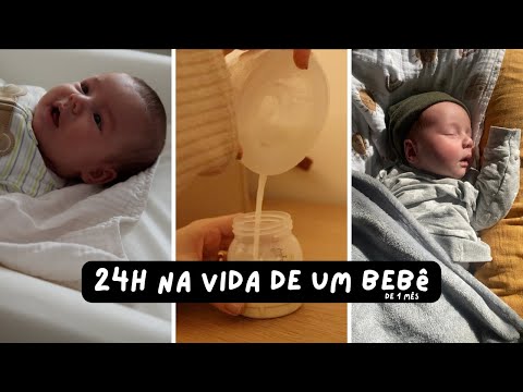 24 horas na vida de um bebê (de 1 mês) | Thalita Campedelli