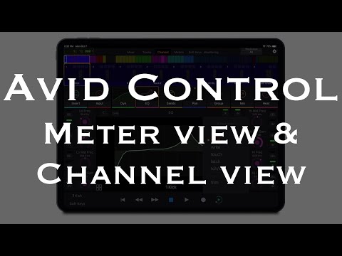 #012 Avid Control - Meter View and Channel View