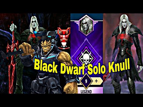 Black Dwarf Clear Knull Stage 9 With Ctp of Energy | Black Dwarf Worth For F2p - Marvel Future Fight