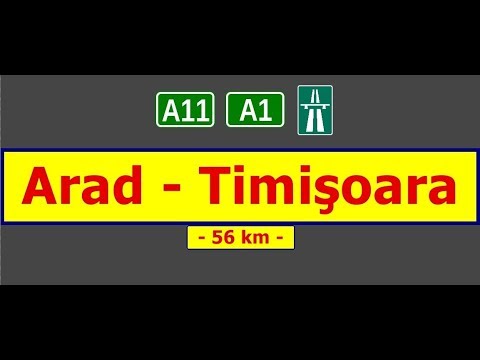 Motorway A1: Arad - Timişoara (Nov. 3, 2016)