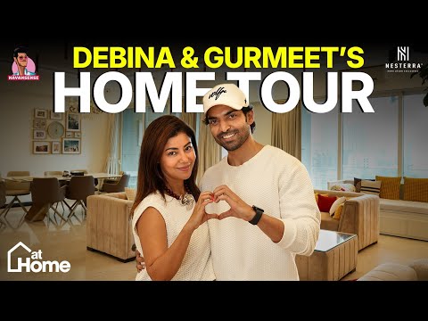 Inside Gurmeet Choudhary & Debina Bonnerjee's new Mumbai HOME | Lianna & Divisha | HOME TOUR 